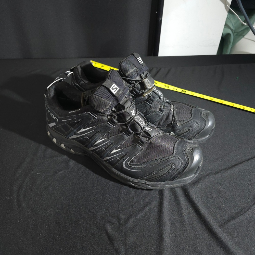 Salomon XA Pro 3D Mens 14 Black ClimaShield Waterproof Trail Running Shoe 366767